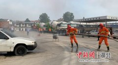 黄冈高新区消防进企业开展消防知识培训