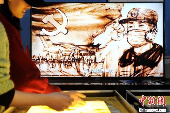 沙画兴起 福建漳州成产业聚集地