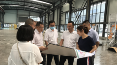 市经信局江平一行到遂宁高新区调研工业经济发展情况