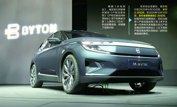 未付清欠款先摘得资质 拜腾汽车背后“金主”是