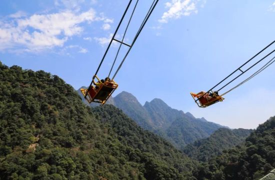 无比刺激的悬崖秋千 