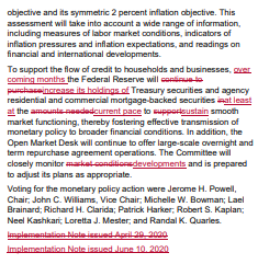 逐字逐句找不同！一文尽览FOMC货币政策声明全文