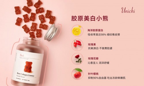 Unichi玫瑰胶原小熊荣获国际顶级美味奖章 美味与