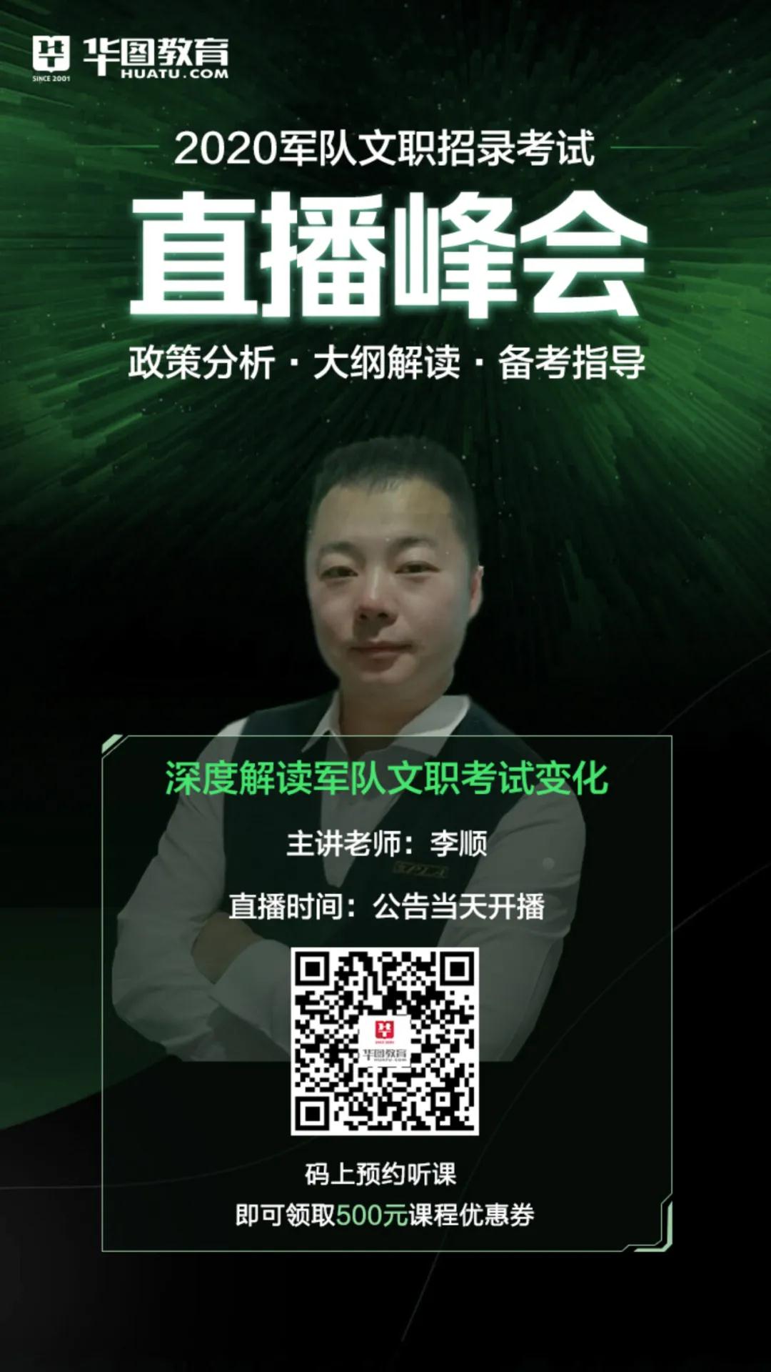 2020年军队文职招聘27073人!招考对象