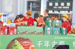研发多种口味多平台营销 儋州粽子创新赋能产业