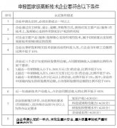 国家级高新技术企业开始申报 一系列政策支持等