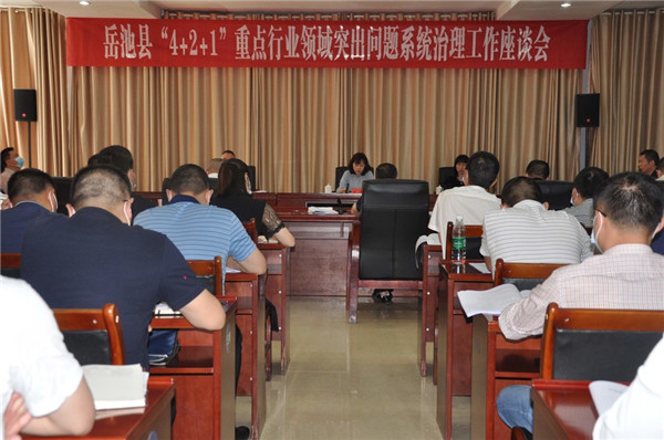 岳池县：堵“缺口”打“补丁”立机制 持续净化重点行业领域生态