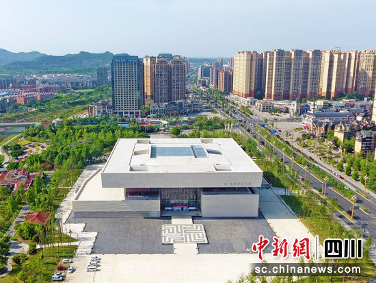 已经进入内部装饰环节的南充市博物馆。南充市宣 供图