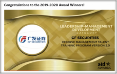 广发证券荣获全球人才发展领域“奥斯卡”