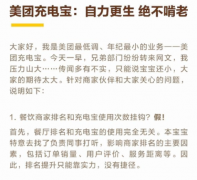 共享充电，“不啃老”的美团充电胜算几何