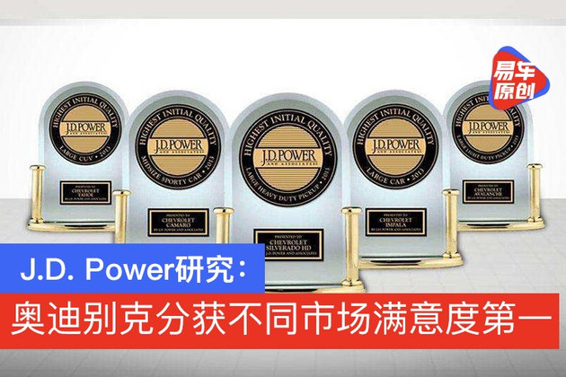 J.D. Power研究：奥迪别克分获不同市场满意度第一
