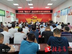 汝南县王岗镇召开“散乱污”企业清零专项行动