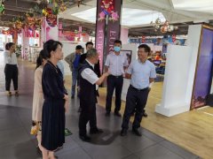 磨丁经济合作区领导到我区考察交流