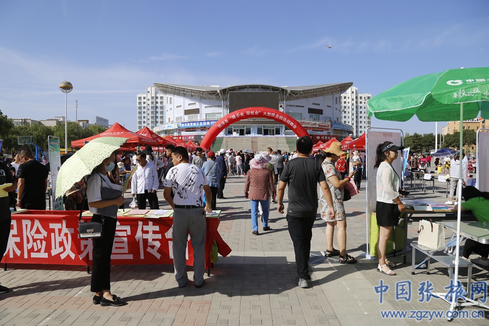 临泽县举办“稳企业 促就业”大型人才招聘会