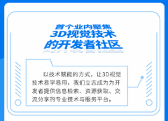 3D视觉业界首个开发者社区开放公测 有望解决打破行业壁垒