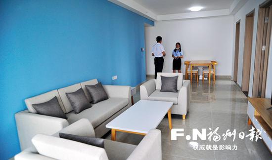福州高新区高颜值人才公寓下月投用 适合家庭居住
