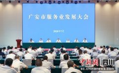 推动服务业高质量发展 广安将加快构建“352”现代服务业体系