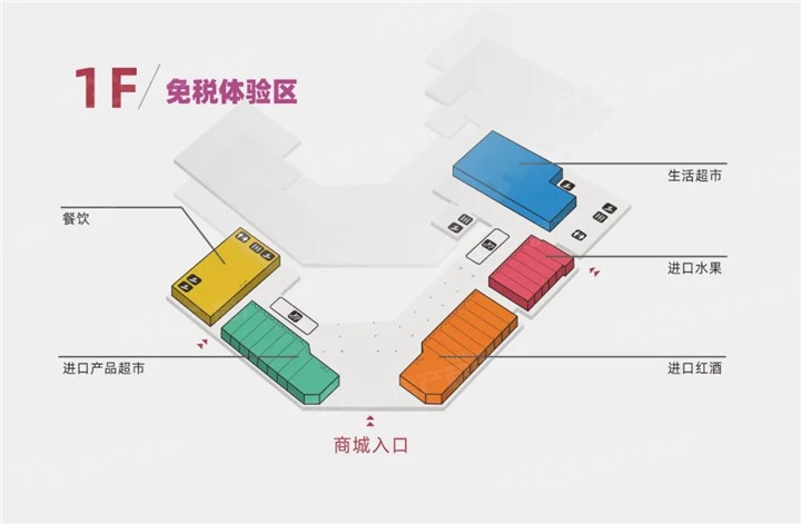 （1层免税体验区）
