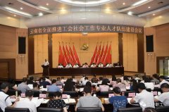 云南省召开全面推进工会社会工作专业人才队伍