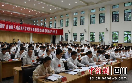 全会现场（余灵 供图） 