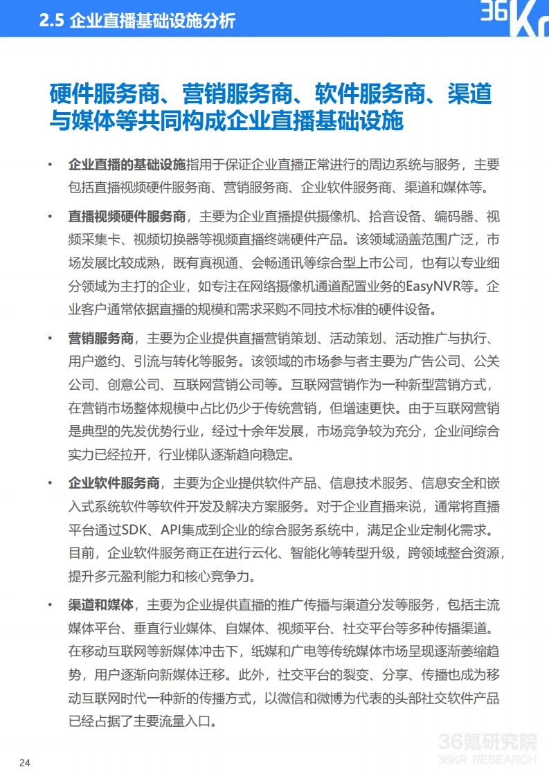 36氪：2020年中国企业直播研究报告
