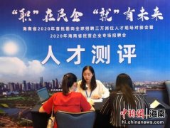 海南召开今年首批全球招聘三万岗位人才现场对
