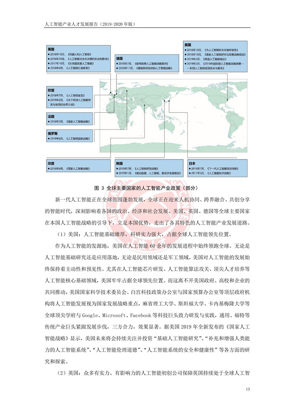 工业和信息化部人才交流中心发布《人工智能产