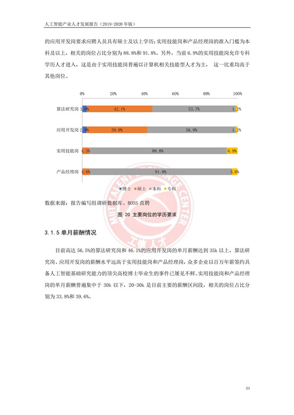 工业和信息化部人才交流中心发布《人工智能产