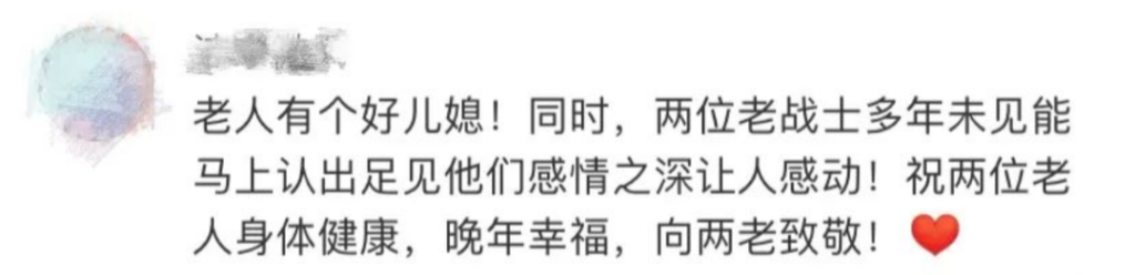 儿媳接公公15年未见的战友回家，两位老人一眼认